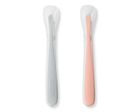 Skip Hop Zestaw łyżeczek Easy-Feed Grey/Soft Coral - 1256005 - zdjęcie 1